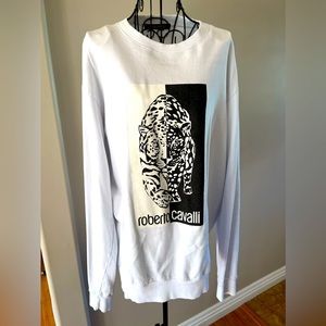 ROBERTO CAVALLI LONG SLEEVE SHIRT (LARGE)